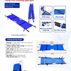 CA-01 - Cáng Cứu Thương Gấp Gọn - Ảnh 6
