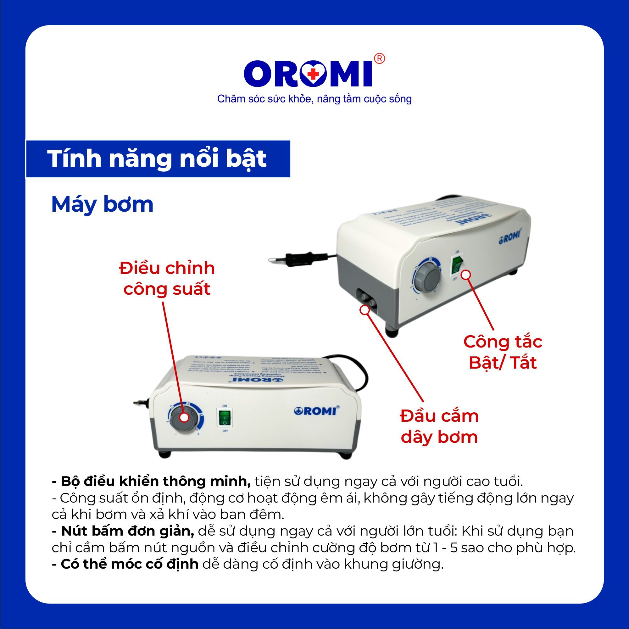 HF6001 - Đệm Hơi Chống Loét Có Thông Khí - Ảnh 10