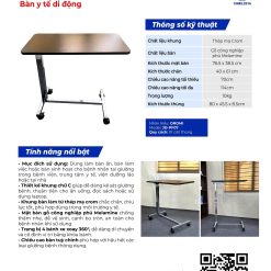 BYT-07 - Bàn Y Tế Di Động - Ảnh 3