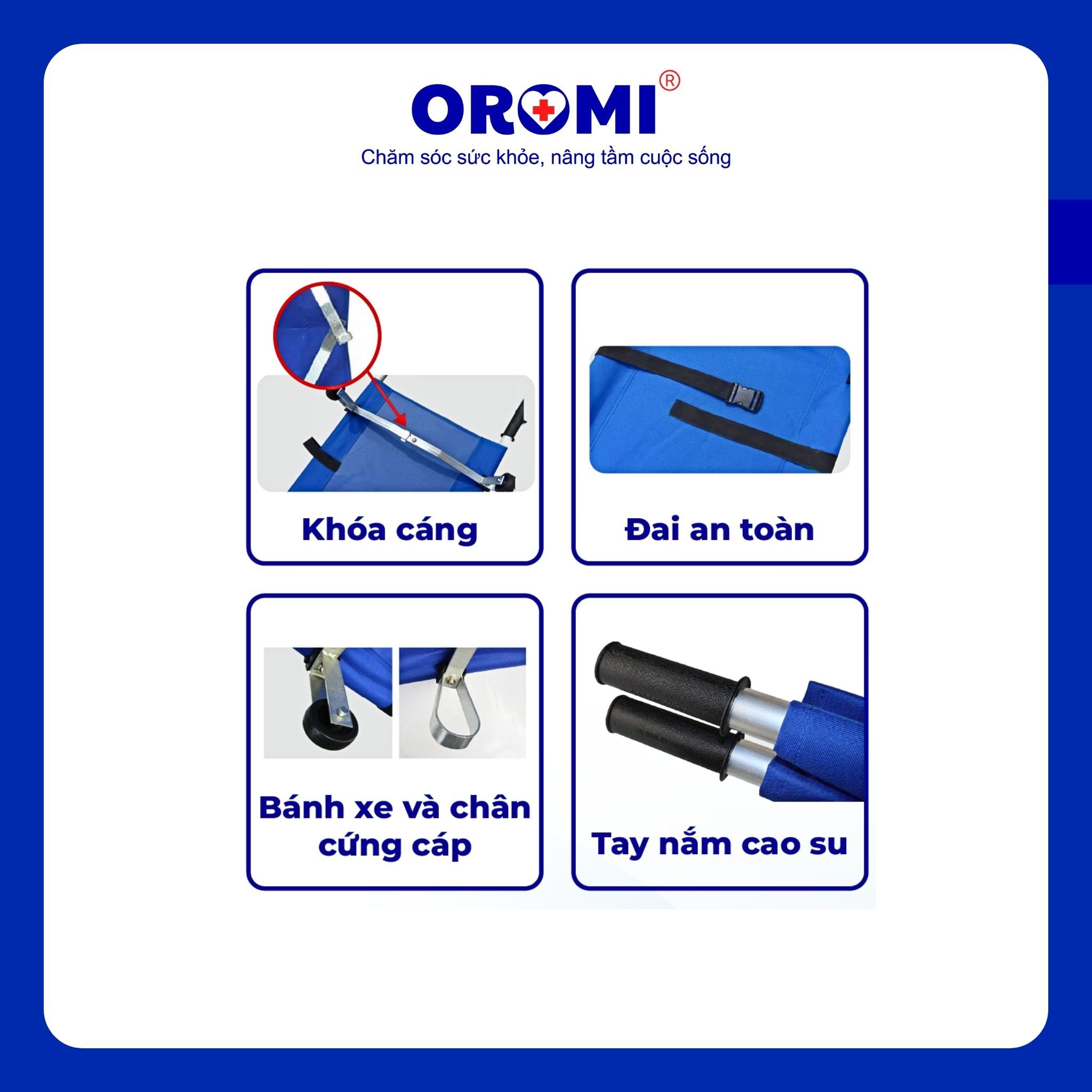 CA-01 - Cáng Cứu Thương Gấp Gọn - Ảnh 2