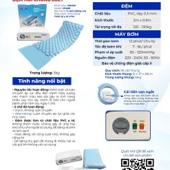 HF608 - Đệm Hơi Chống Loét Cải Tiến Van Ngắt - Ảnh 3