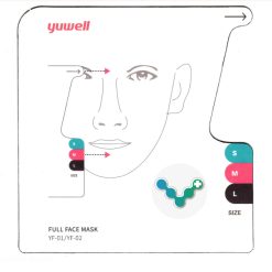 Mặt nạ máy thở Yuwell YF-02 Fullface Mask - Ảnh 5