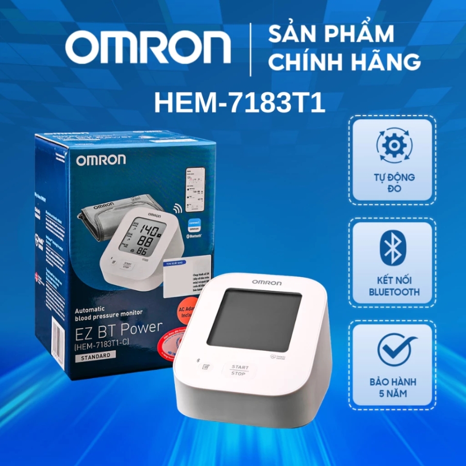 Máy Đo Huyết Áp Omron HEM-7183T1