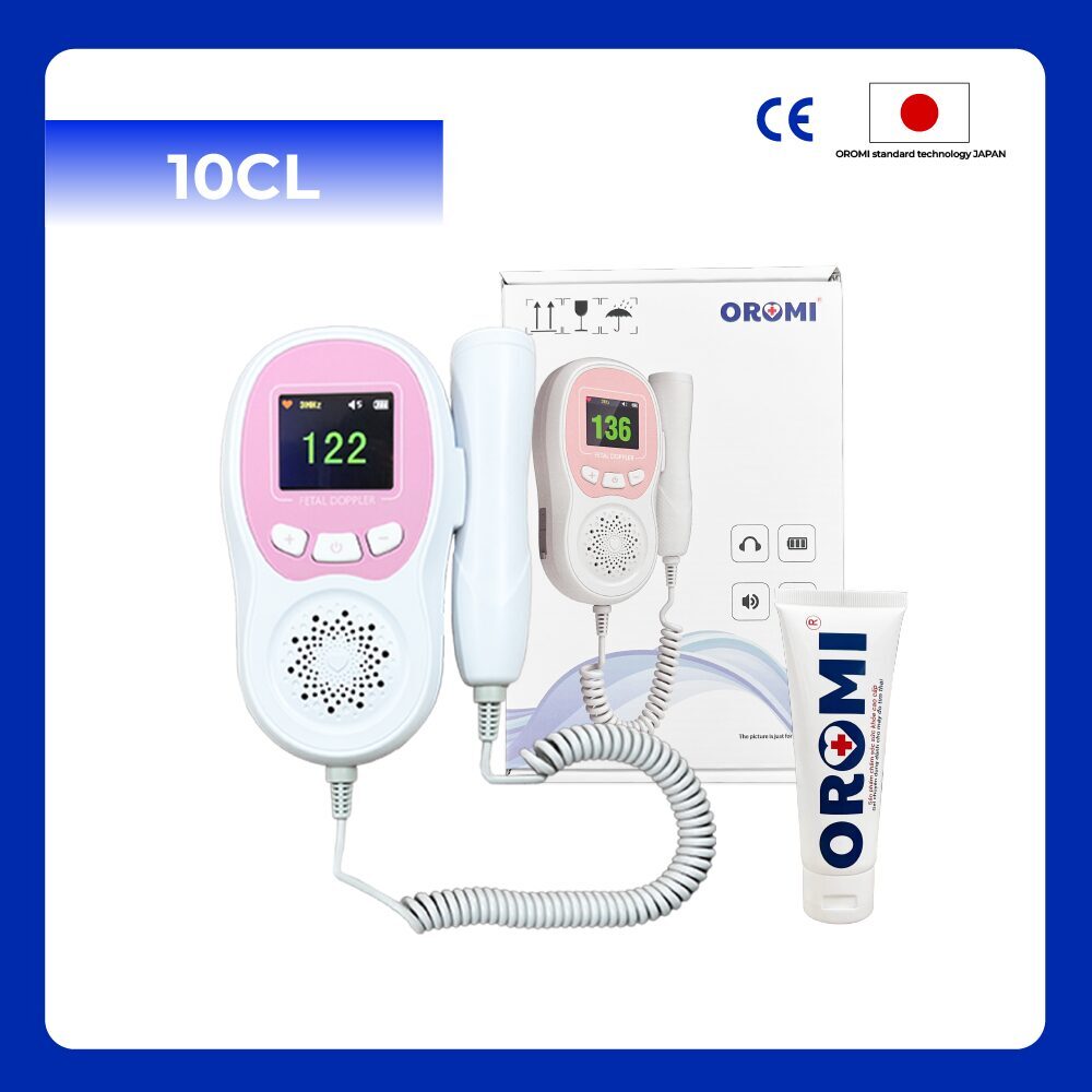 10CL - Máy Đo Tim Thai Cầm Tay (Pin Sạc)